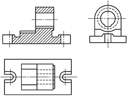 鈑金加工剖視圖怎樣理解，剖視工程圖怎么看